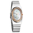 Fastrack UFO Quartz Analog Mother of Pearl Dial Silver Colour Stainless Steel Strap Watch For Girls - image number 1