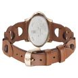 Fastrack Hitlist Quartz Analog Rose Gold Dial Leather Strap Watch for Girls - image number 4