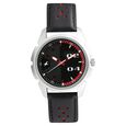 Fastrack Loopholes Quartz Analog Black Dial Leather Strap Watch for Guys - image number 0