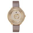 Fastrack Stunners Quartz Multifunction Black Dial Stainless Steel Strap Watch for Girls