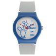 Fastrack Valentine Quartz Analog White Dial Silicone Strap Unisex Watch