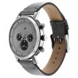 Fastrack Kronos Multifunction Grey Dial Leather Strap Watch for Guys - image number 4