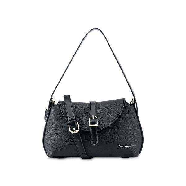Fastrack Colour Pop Shoulder Bag in Black - image number 1