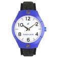 Fastrack Denim Quartz Analog Black Dial Denim Strap Watch for Guys
