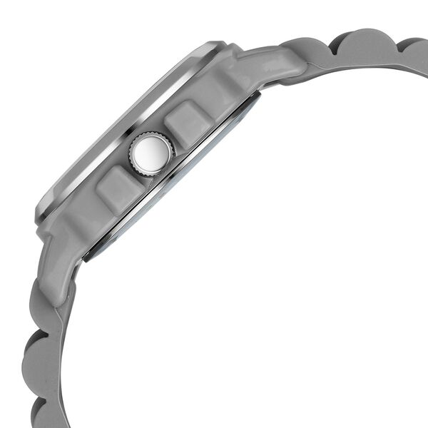 Fastrack Hype Bounce Quartz Analog Grey Dial Grey Silicone Strap Watch For Guys - image number 3