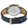 Fastrack Chrome K Quartz Multifunction Blue Dial Blue Leather Strap Watch For Guys - image number 4