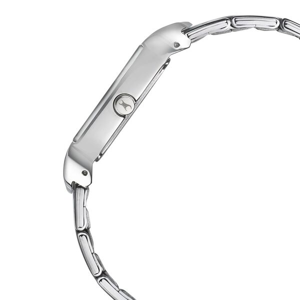 Fastrack Go Skate Quartz Analog Black Dial Stainless Steel Strap Watch for Girls - image number 3