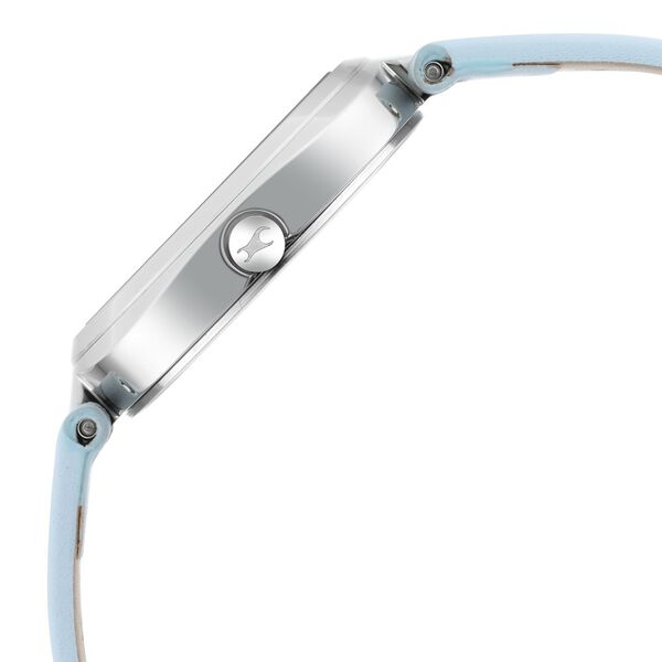 Fastrack Stunners Quartz Analog Blue Dial Leather Strap Watch for Girls - image number 4