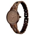 Vyb Halo By Fastrack Quartz Analog Brown Dial Brown Metal Strap Watch For Girls - image number 4