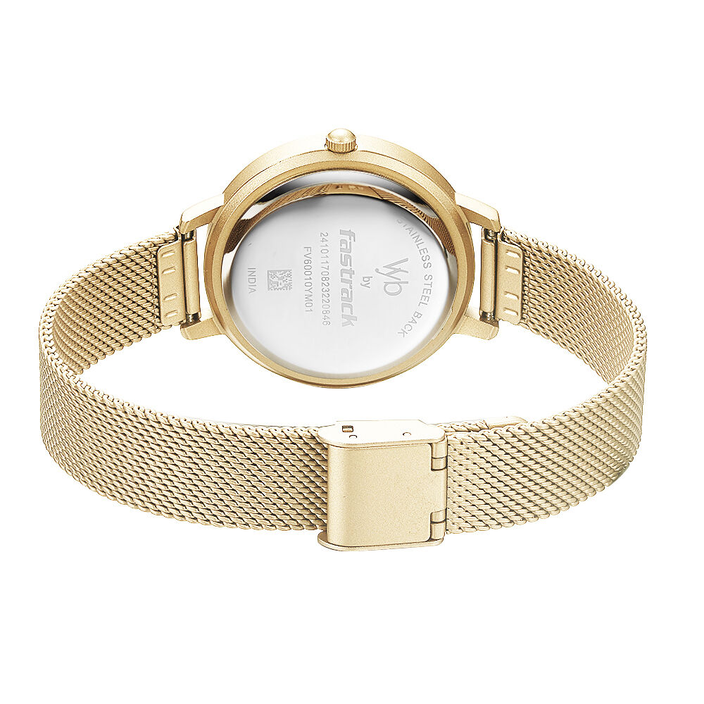 Fastrack ladies clearance watch golden