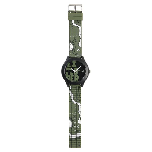 Fastrack Quartz Analog Black Dial Silicone Strap Watch for Unisex - image number 5
