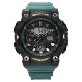 Fastrack StreetStyle Quartz Analog Digital Black Dial Translucent Blue Polyether Strap Watch For Guys