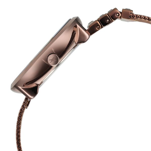Fastrack Fleek Quartz Analog Brown Dial Stainless Steel Strap Watch for Girls - image number 3