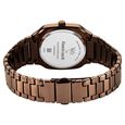 Vyb Maverick By Fastrack Quartz Analog Brown Dial Brown Metal Strap Watch For Guys - image number 6