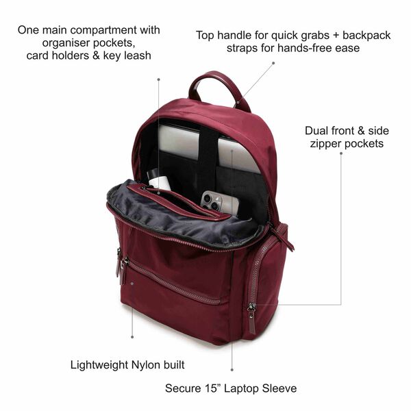 Fastrack Cherry Rush Laptop Backpack - image number 2