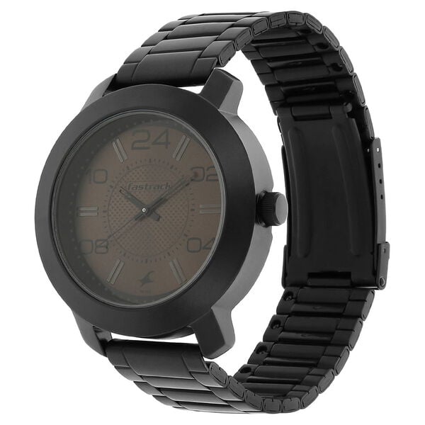 Fastrack Quartz Analog Brown Dial Stainless Steel Strap Watch for Guys - image number 1