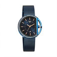 Fastrack Vyb Showstopper Quartz Analog Blue Dial Stainless Steel Strap Watch for Girls - image number 1