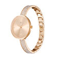 Fastrack Vyb Starlet Quartz Analog Rose Gold Dial Metal Strap Watch for Girls - image number 3