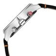 Fastrack Opulence Sun Moon Chronograph Silver Dial Black Leather Strap Analog Quartz Watch For Guys - image number 4