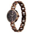 Vyb Manifester By Fastrack Quartz Analog Brown Dial Brown Metal Strap Watch For Girls - image number 4