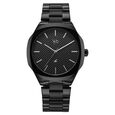 Vyb Challenger By Fastrack Quartz Analog Black Dial Black Stainless Steel Strap Watch For Guys - image number 1