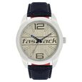 Fastrack Denim Quartz Analog White Dial Denim Strap Watch for Guys