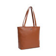 Fastrack Stylish Textured Tote Bag for Women | Trendy Casual Bag for Ladies, Women, Girls | Everyday College Bag Made of High-Quality Faux Leather (Tan) - image number 1