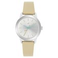 Fastrack Tropical Waters Quartz Analog Silver Dial Leather Strap Watch for Girls - image number 0