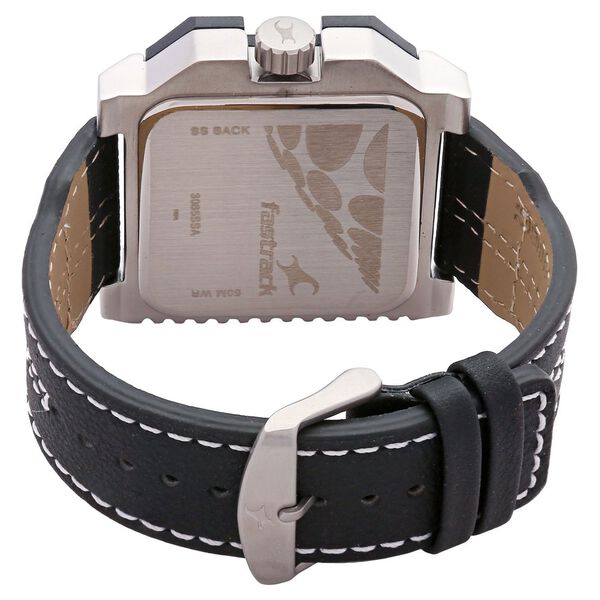 Fastrack Quartz Analog Grey Dial Leather Strap Watch for Guys - image number 2