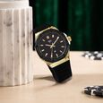 Vyb Rebel By Fastrack Quartz Analog Black Dial Black Silicone Strap Watch For Guys - image number 0