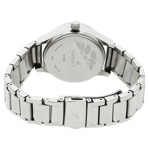 Fastrack Quartz Multifunction Silver Dial Stainless Steel Strap Watch for Girls - image number 3