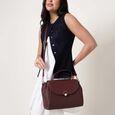 Twine charm satchel - brown - image number 9