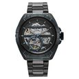 Fastrack Automatics Black Dial Leather Strap Watch for Guys