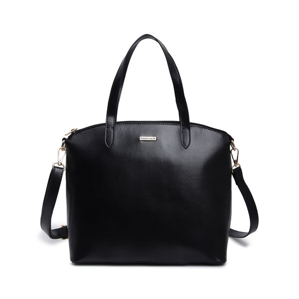 Fastrack Modern Satchel Bag for Women | Chic, Stylish Bag for Girls, Ladies, Women | Spacious Bag with Internal Organisers Made from High-Quality Faux Leather (Black) - image number 0
