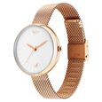 Fastrack Vyb Mirage Quartz Analog White Dial Stainless Steel Strap Watch for Girls - image number 2