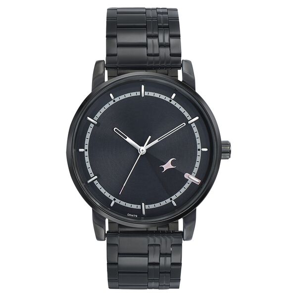 Fastrack Style Up Grey Dial Stainless Steel Strap Watch for Guys - image number 1