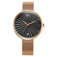 Fastrack Vyb Mirage Quartz Analog Black Dial Stainless Steel Strap Watch for Girls - image number 0