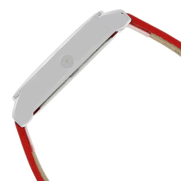 Fastrack Quartz Analog White Dial Leather Strap Watch for Girls - image number 3