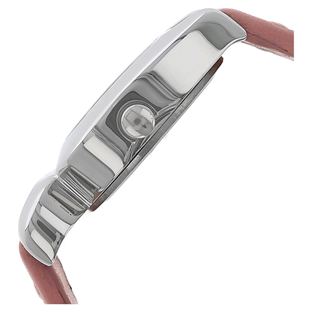 Fastrack Quartz Analog Silver Dial Leather Strap Watch for Girls