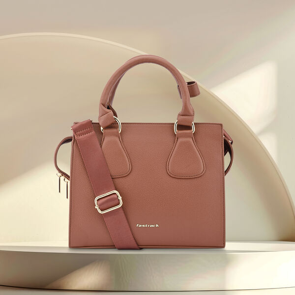 Fastrack Structured Satchel in Tan - image number 0