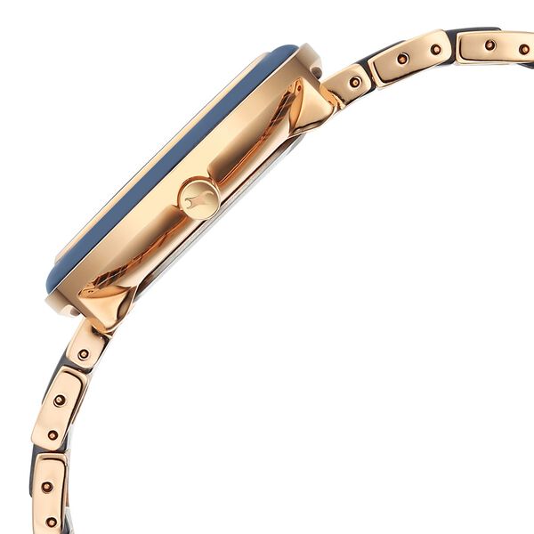 Fastrack Oceanyx - Ceramic Quartz Analog Blue Dial Two Toned Strap Watch For Girls - image number 5