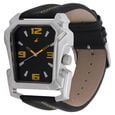 Fastrack Quartz Analog Black Dial Leather Strap Watch for Guys - image number 1