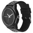 Fastrack Quartz Analog Black Dial Silicone Strap Watch for Unisex - image number 2