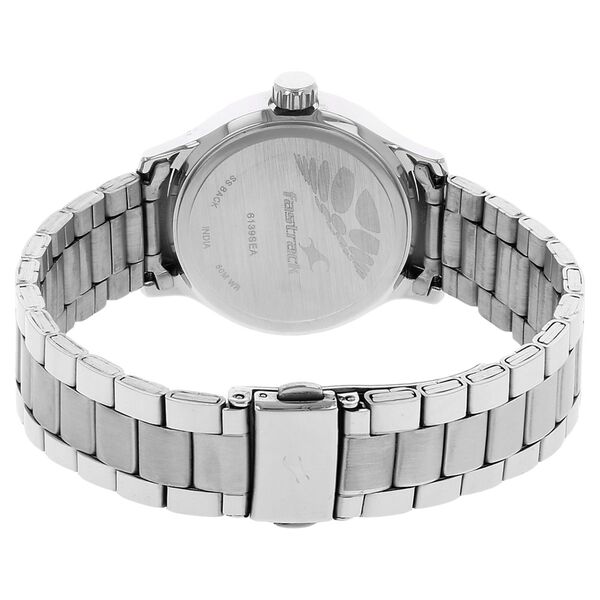 Fastrack Quartz Analog Black Dial Stainless Steel Strap Watch for Girls - image number 3