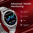 Fastrack Marvellous FX1 Unisex Smart Watch With Silver Metal Strap - image number 1