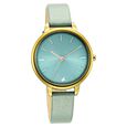 Fastrack Glitch Quartz Analog Silver Dial Leather Strap Watch for Girls