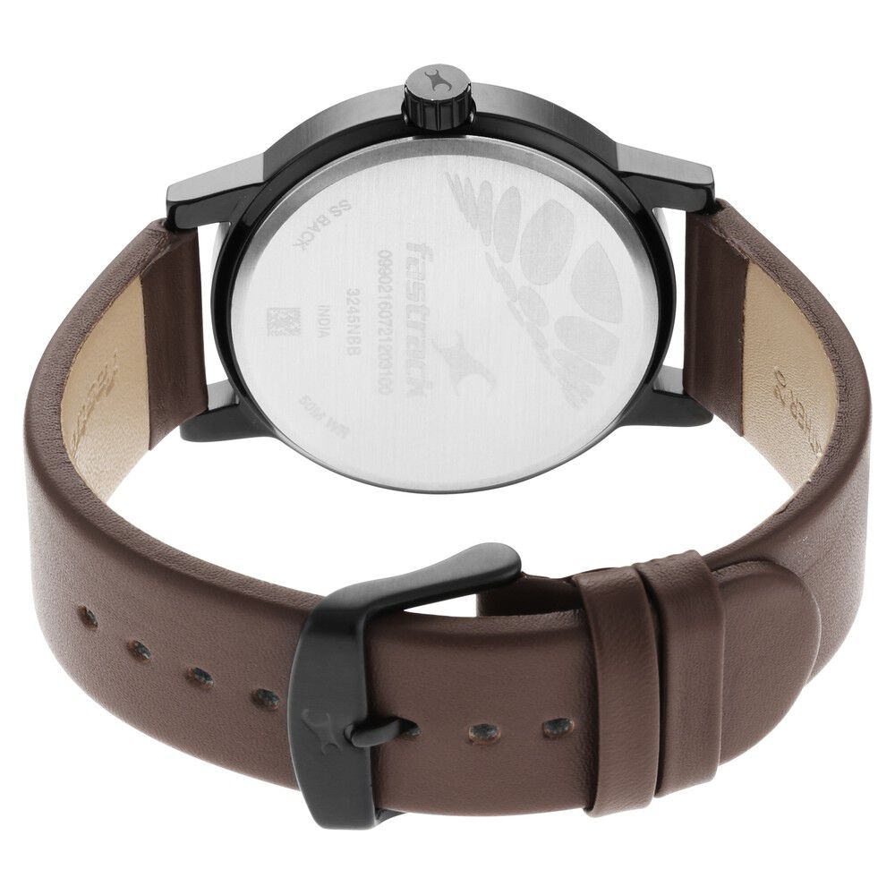 Fastrack orange deals strap watch