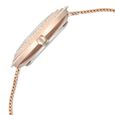 Fastrack Vyb Iconique Quartz Analog White Dial Rose Gold Metal Strap Watch For Women - image number 3