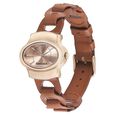 Fastrack Hitlist Quartz Analog Rose Gold Dial Leather Strap Watch for Girls - image number 2