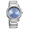 Fastrack Vyb Quest Quartz Analog Blue Dial Silver Color Metal Strap Watch For Guys - image number 2